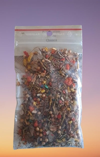Encens Artisanal Spirituel — Déblocage, Amour & Chance — 30g